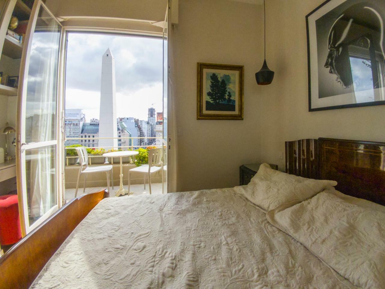 Penthouse Frente Al Obelisco Con Terraza Apartment บัวโนสไอเรส ภายนอก รูปภาพ