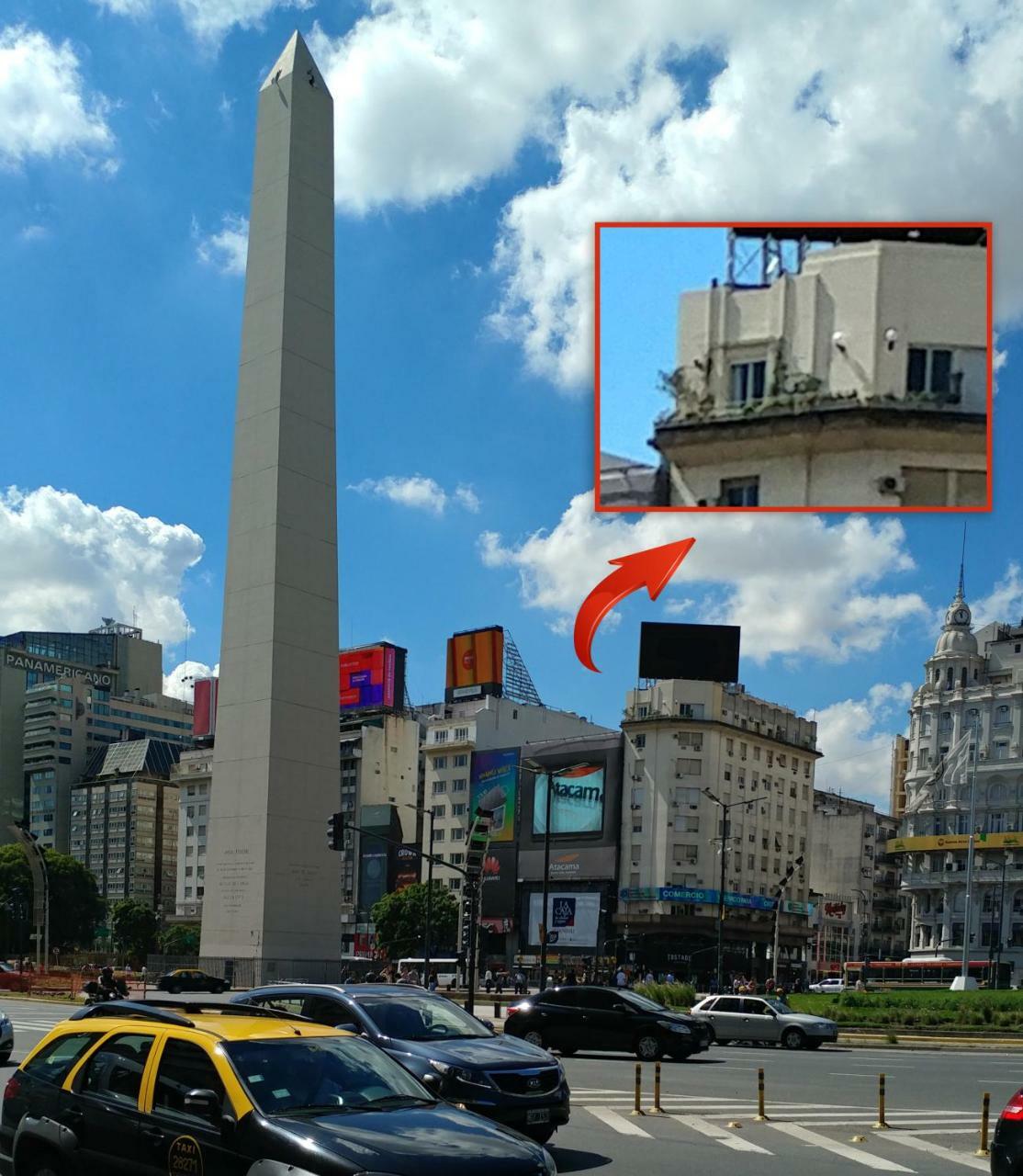 Penthouse Frente Al Obelisco Con Terraza Apartment บัวโนสไอเรส ภายนอก รูปภาพ